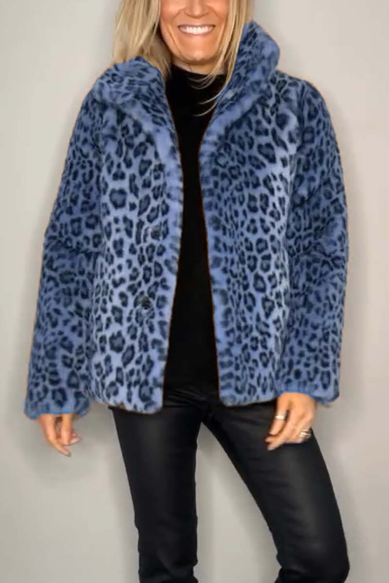 Thalia Leopard Coat