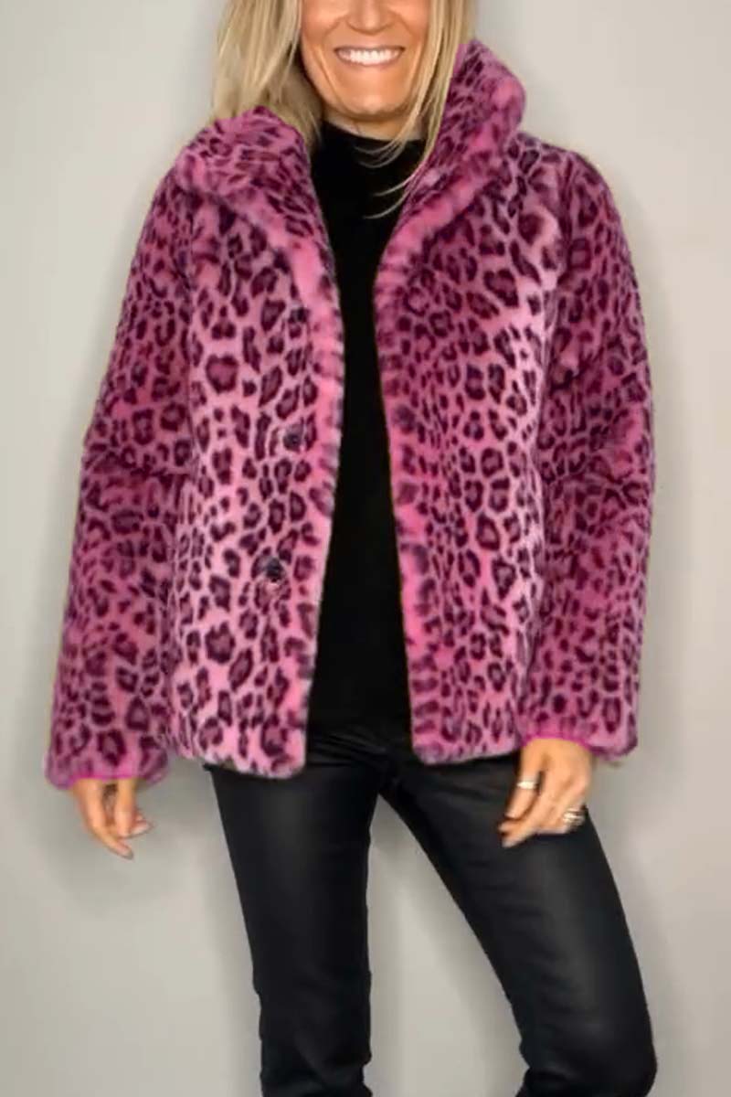 Thalia Leopard Coat