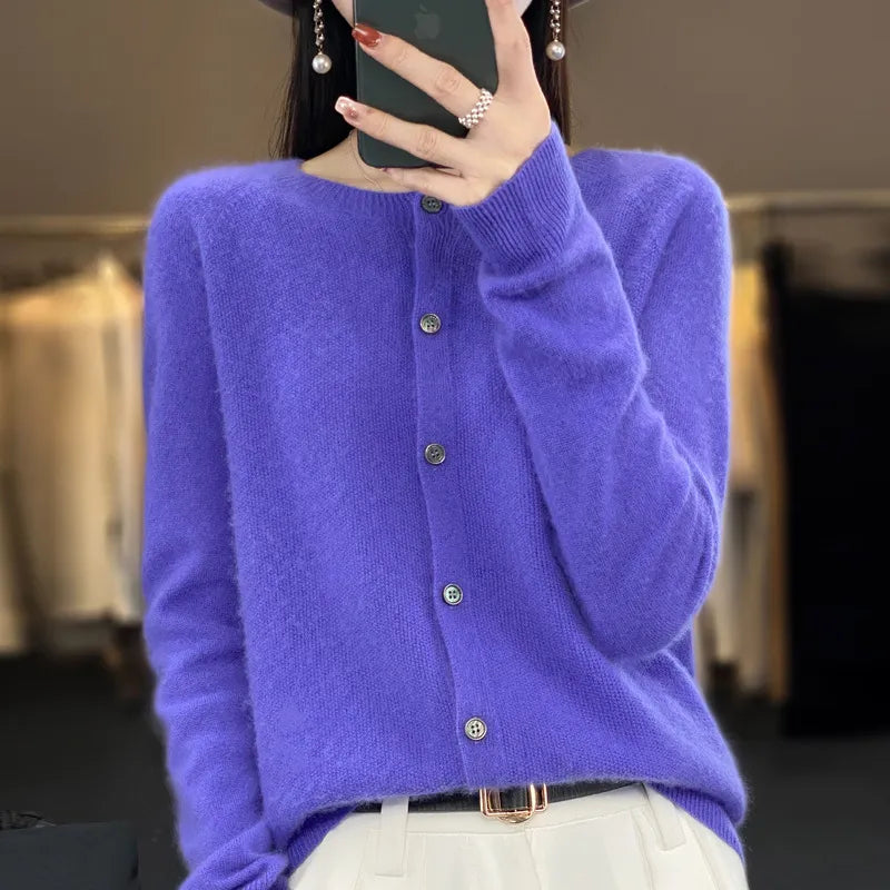 Annika Cozy Wool Cardigan