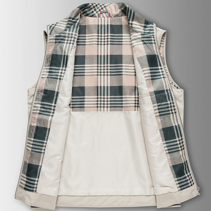 Angelo Plaid Vest