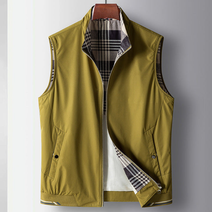 Angelo Plaid Vest