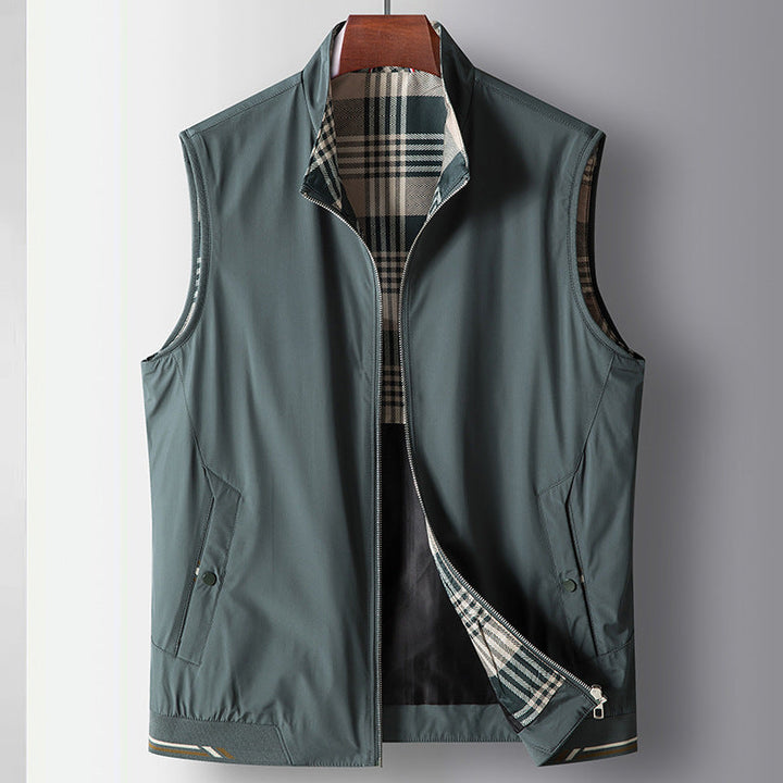 Angelo Plaid Vest