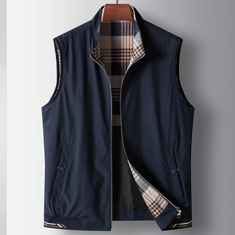 Angelo Plaid Vest