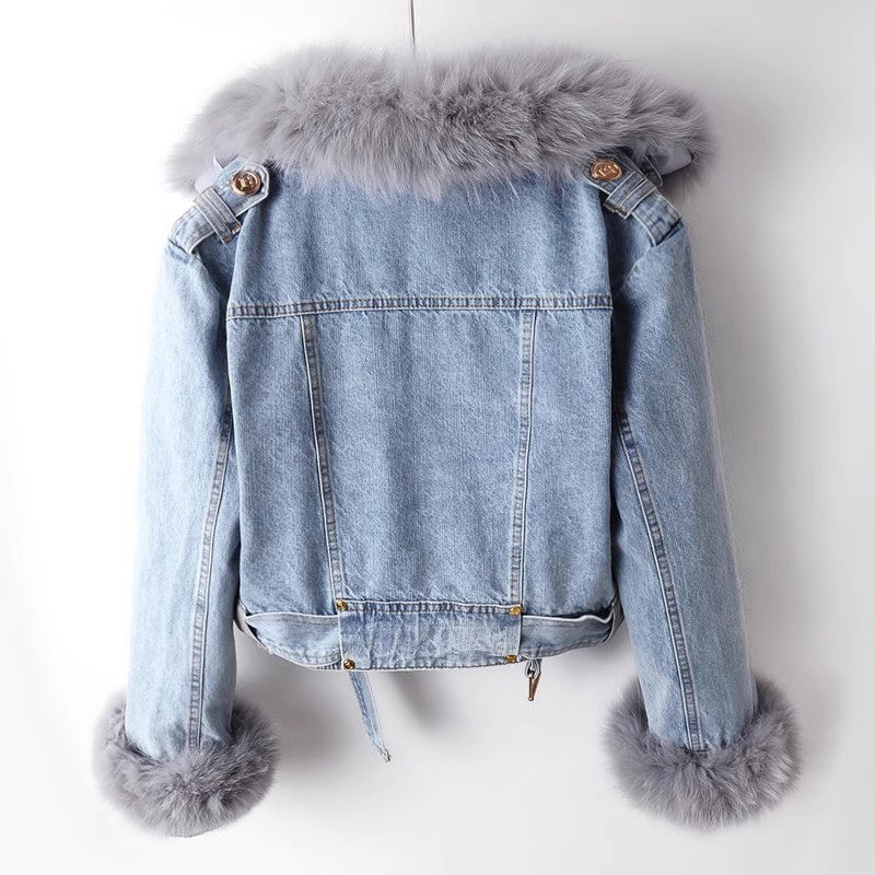 Orianna Luxurious Denim Coat