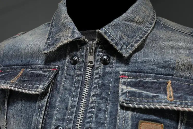 Bradford Zipped Denim Jacket