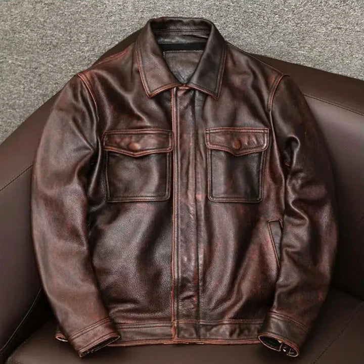 Rems Genuine Leather Jacket