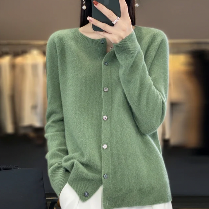 Annika Cozy Wool Cardigan