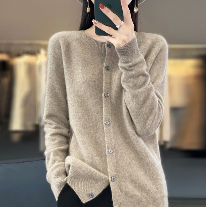 Annika Cozy Wool Cardigan