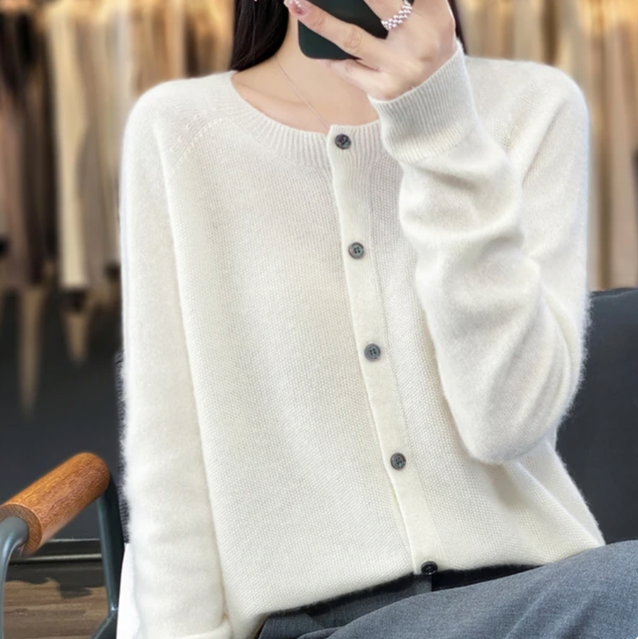 Annika Cozy Wool Cardigan