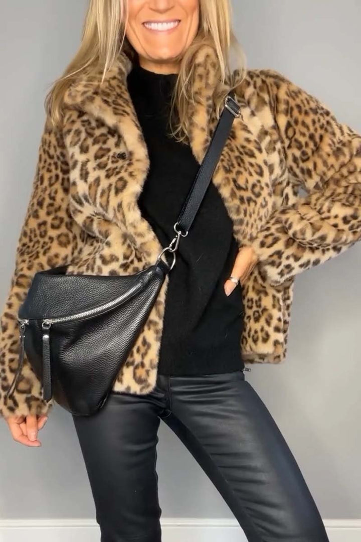 Thalia Leopard Coat